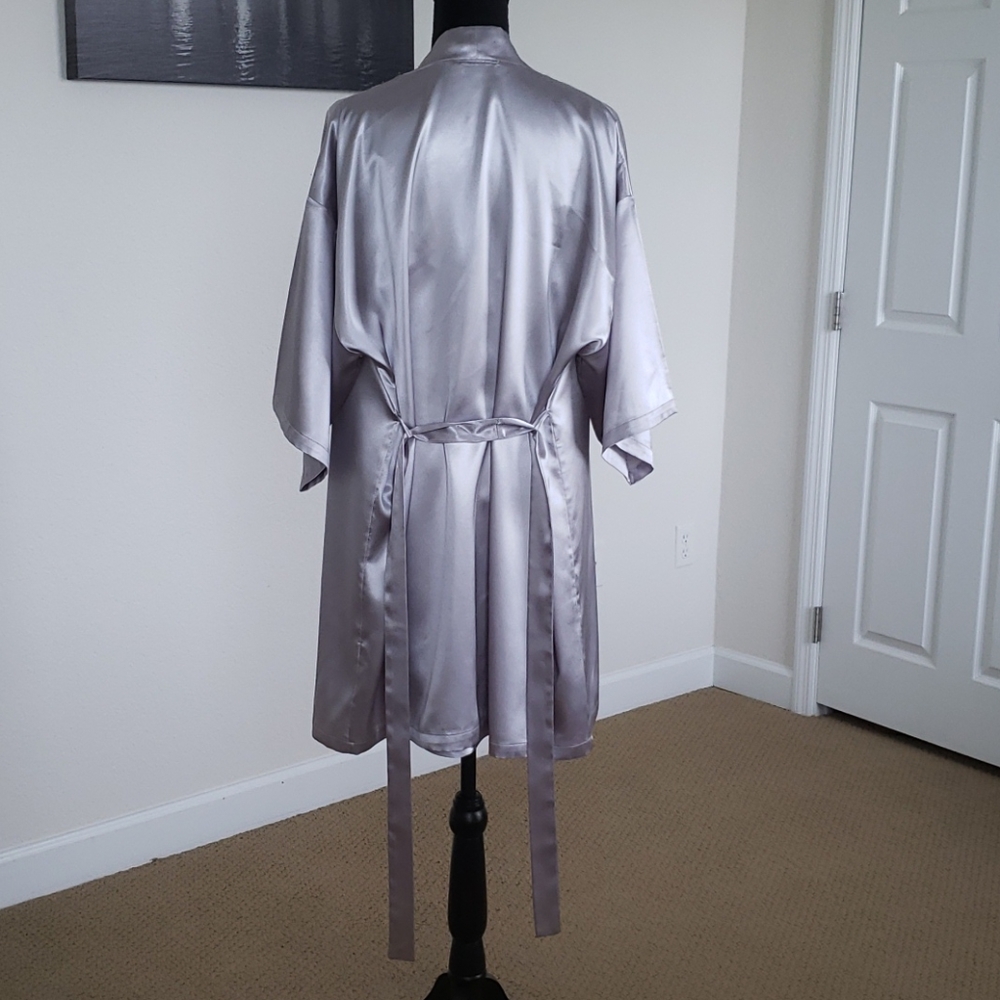 Silver Chemise with Robe - Picture 2 of 6
